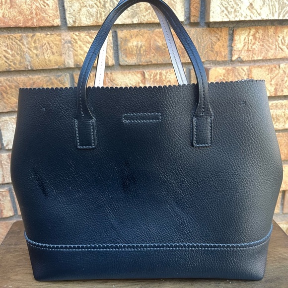 Kate Spade ♠️ Black Leather Handbag and matching wallet - Picture 3 of 14